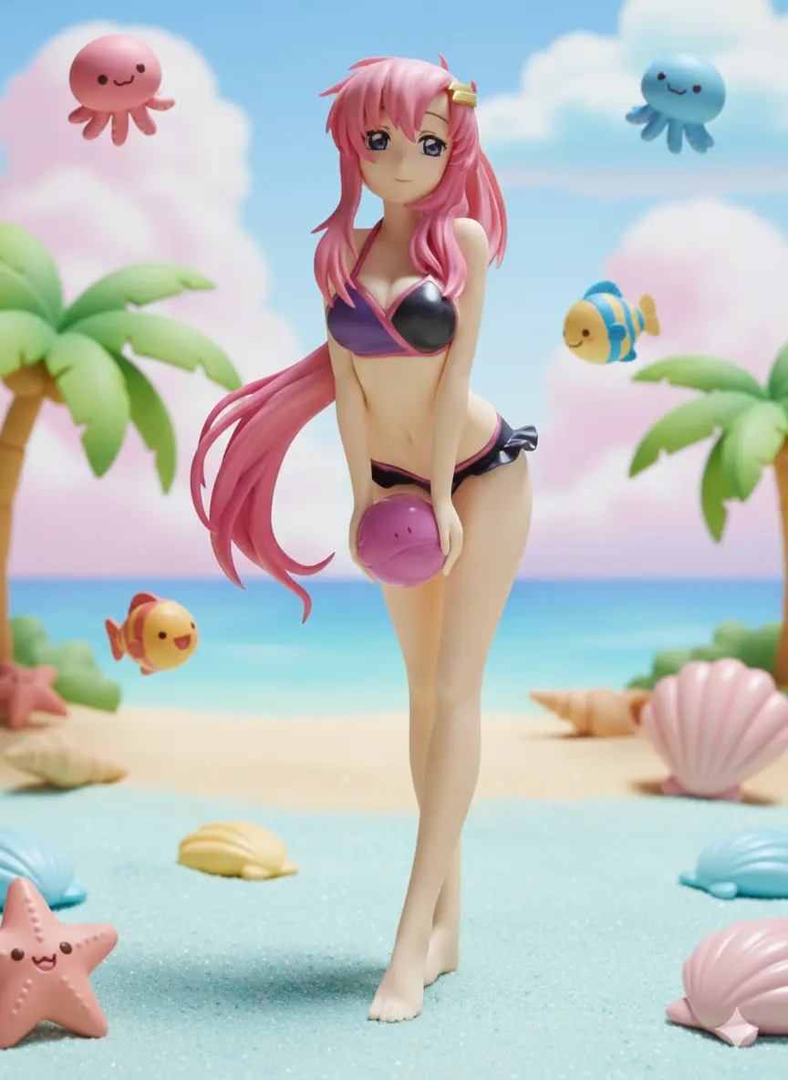 ベネクス川越でゲットしたGLITTER&GLAMOURS ラクス・クライン 水着ver. フィギュア 写真2